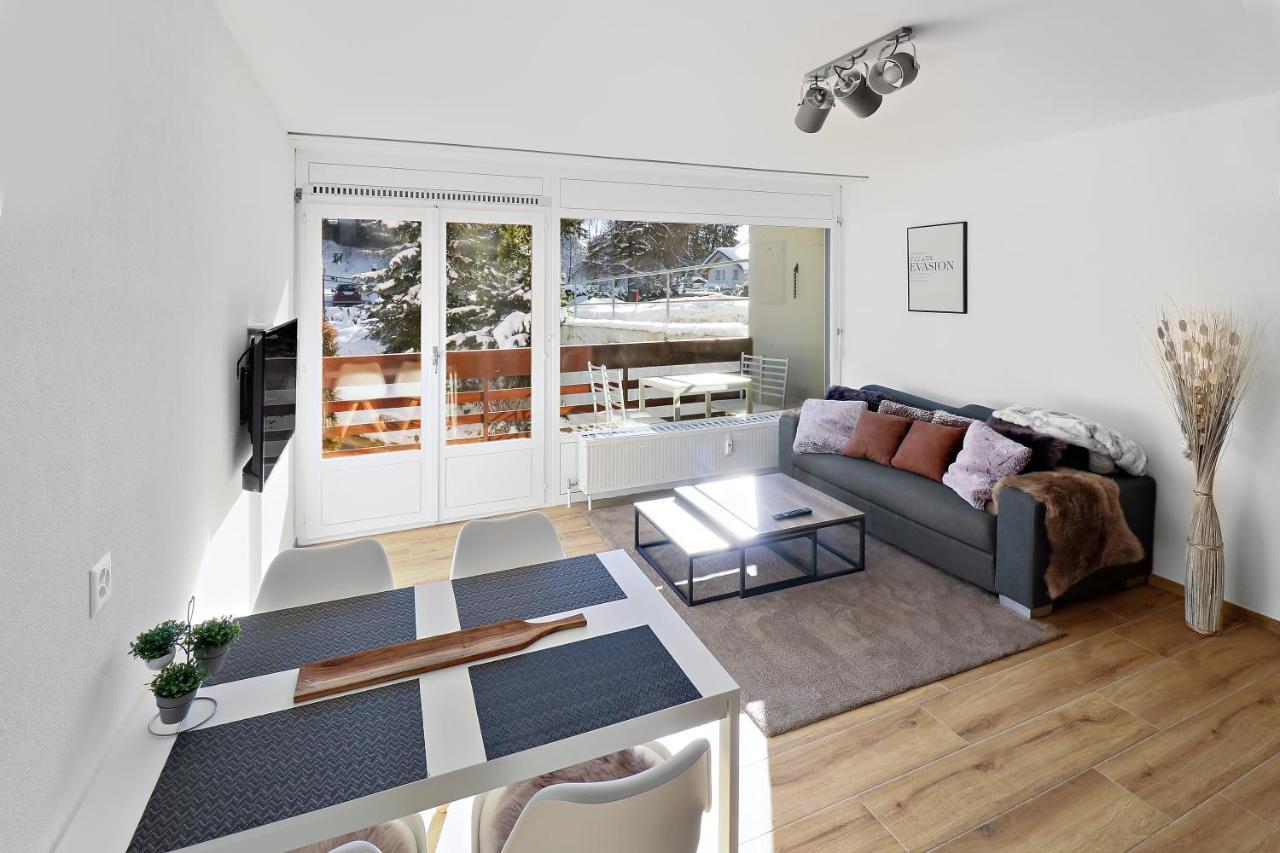 Appartement Cosy Et Renove Au Coeur De La Station Crans-Montana Exterior photo