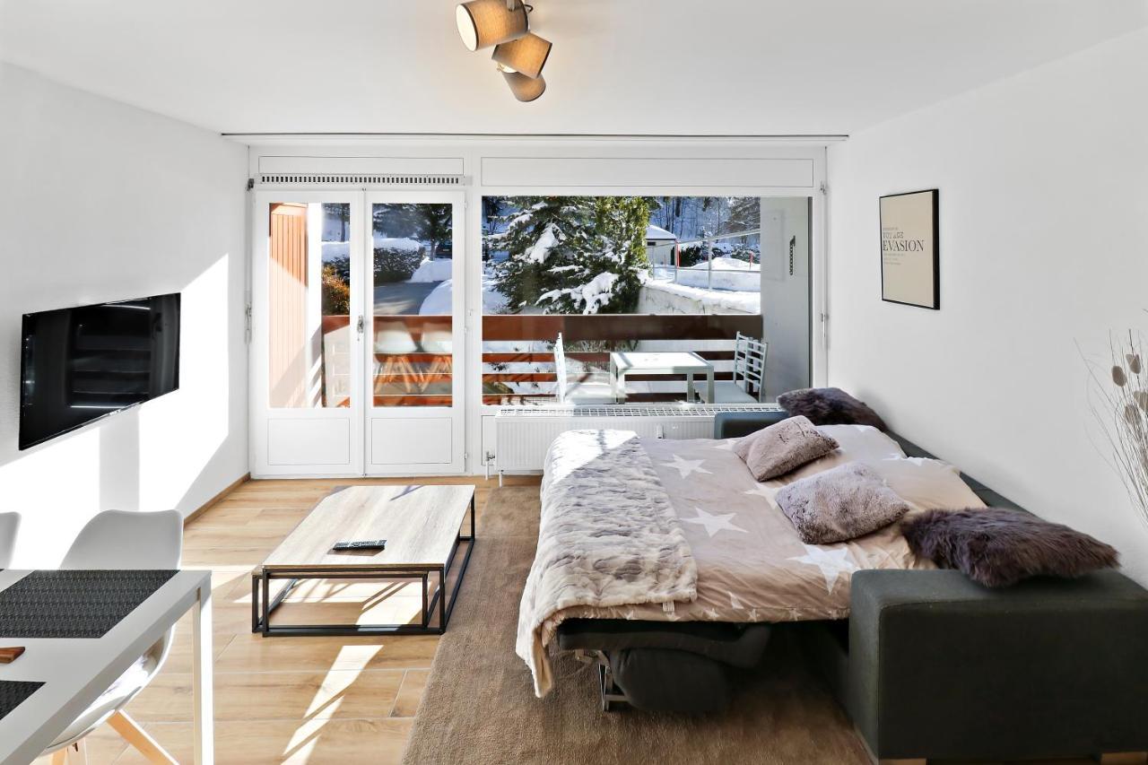 Appartement Cosy Et Renove Au Coeur De La Station Crans-Montana Exterior photo